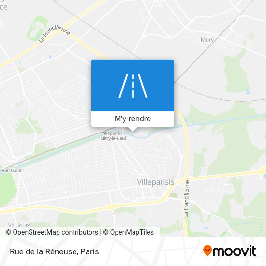 Rue de la Réneuse plan