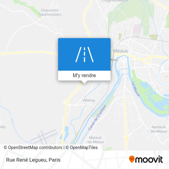 Rue René Legueu plan