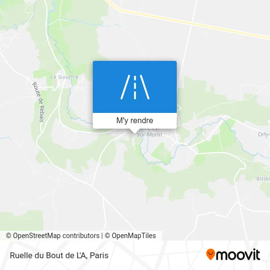 Ruelle du Bout de L'A plan