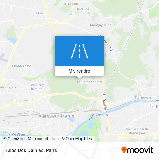 Allée Des Dalhias plan
