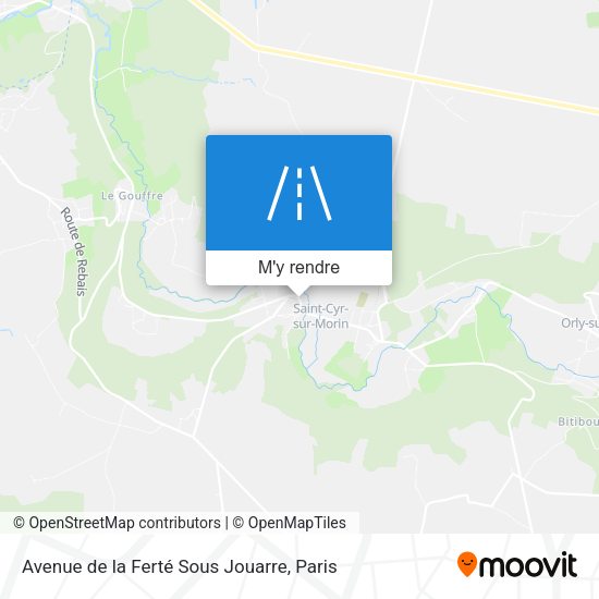 Avenue de la Ferté Sous Jouarre plan