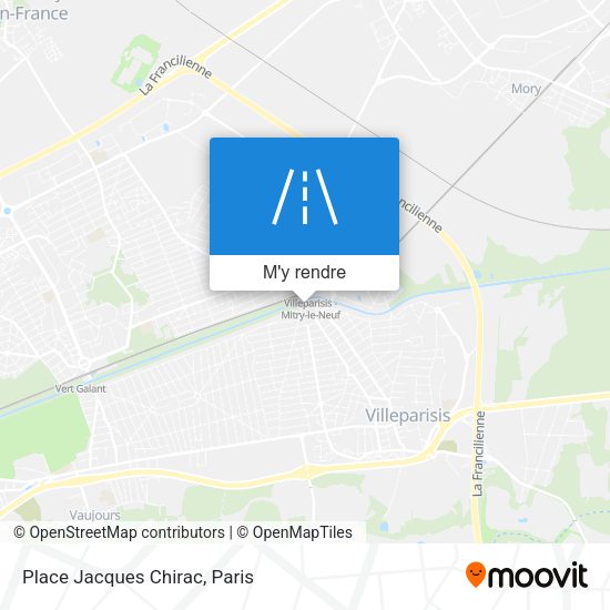Place Jacques Chirac plan