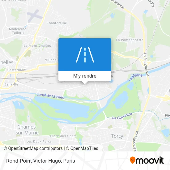 Rond-Point Victor Hugo plan