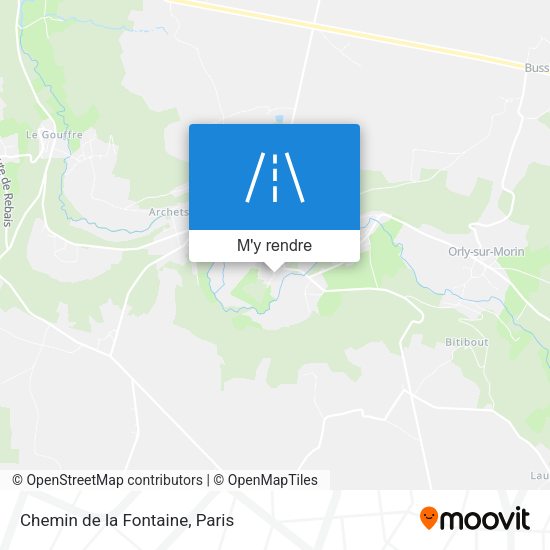 Chemin de la Fontaine plan