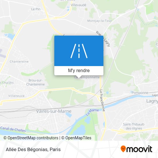Allée Des Bégonias plan