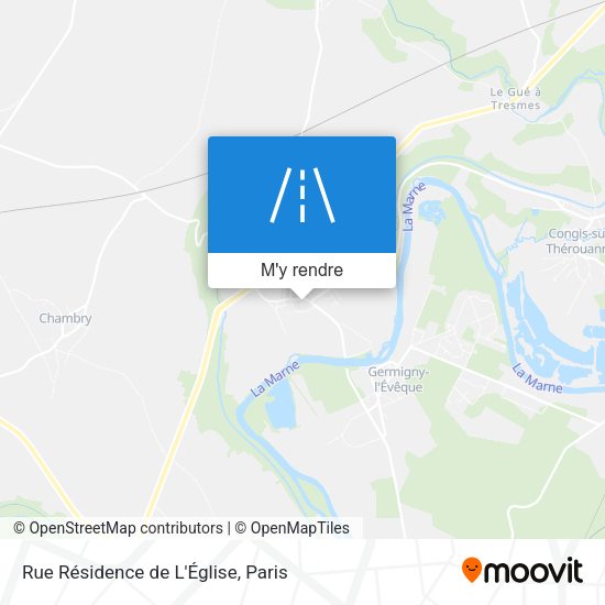 Rue Résidence de L'Église plan