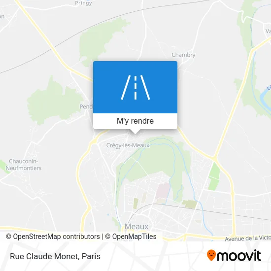 Rue Claude Monet plan