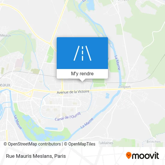 Rue Mauris Meslans plan