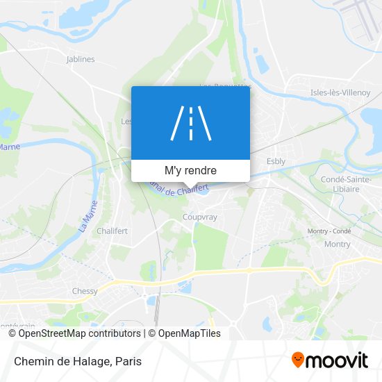Chemin de Halage plan