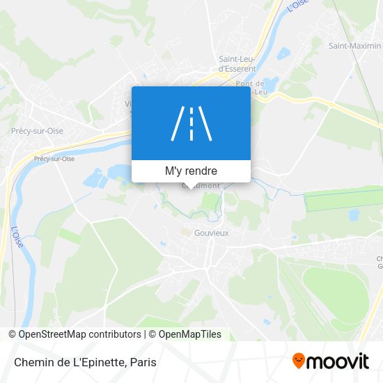 Chemin de L'Epinette plan