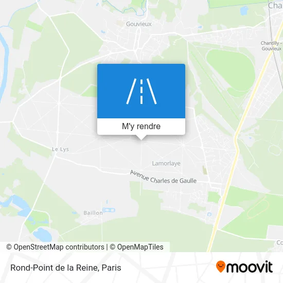 Rond-Point de la Reine plan