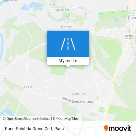 Rond-Point du Grand Cerf plan