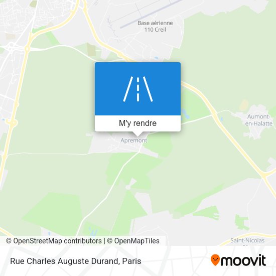 Rue Charles Auguste Durand plan