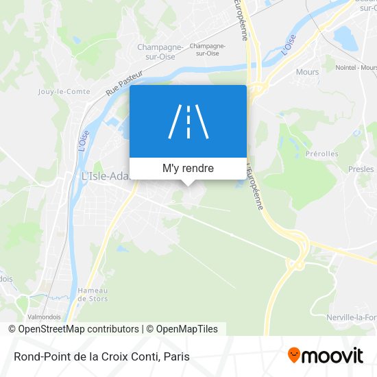 Rond-Point de la Croix Conti plan