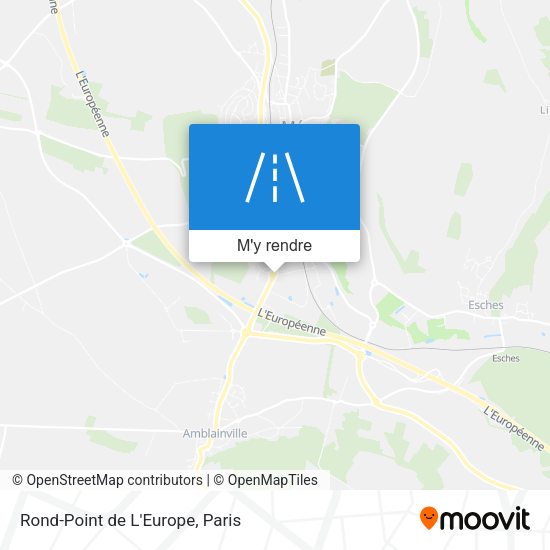 Rond-Point de L'Europe plan