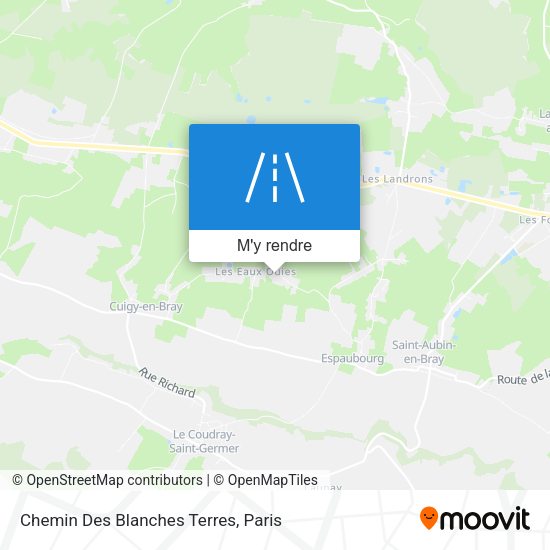 Chemin Des Blanches Terres plan
