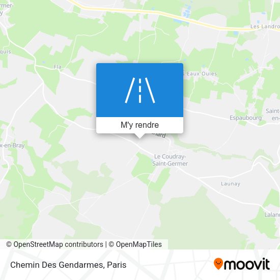 Chemin Des Gendarmes plan