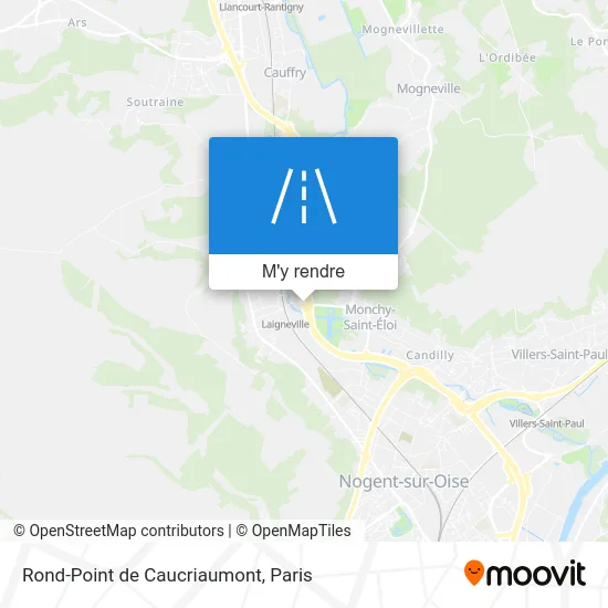 Rond-Point de Caucriaumont plan