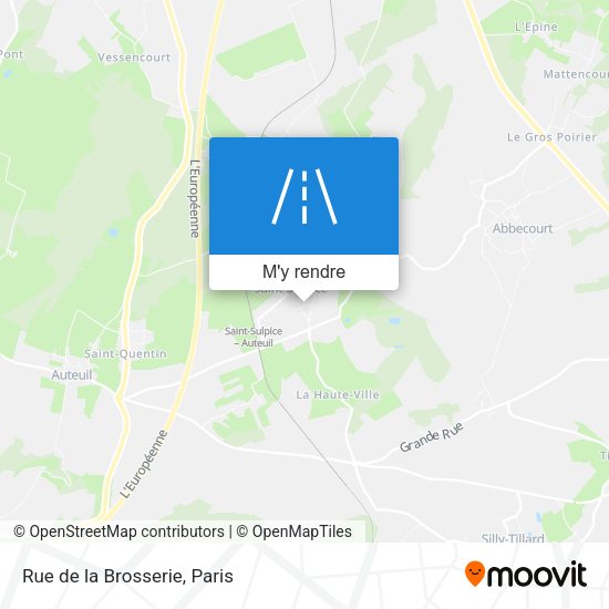 Rue de la Brosserie plan