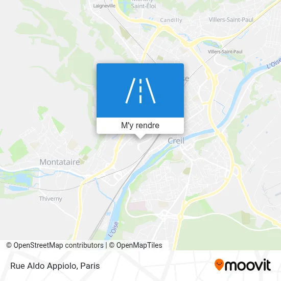 Rue Aldo Appiolo plan