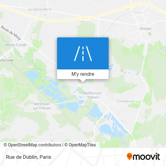 Rue de Dublin plan