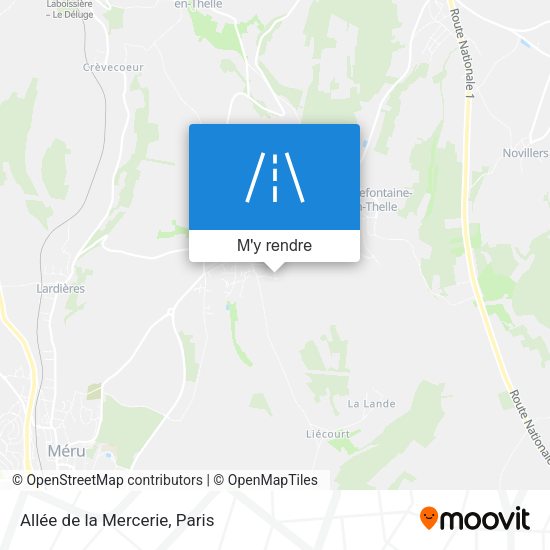 Allée de la Mercerie plan
