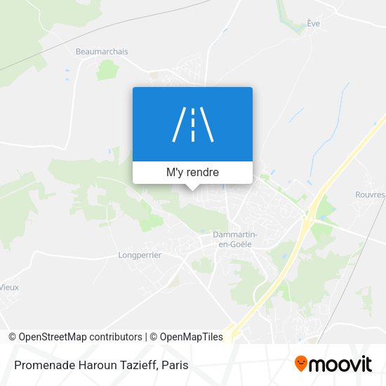 Promenade Haroun Tazieff plan