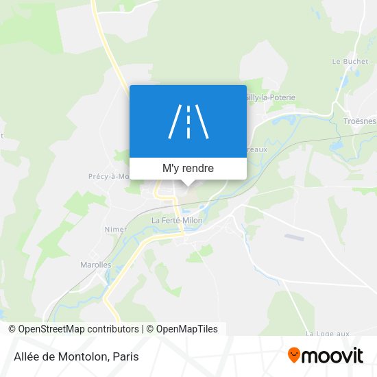 Allée de Montolon plan