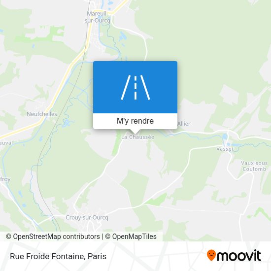 Rue Froide Fontaine plan