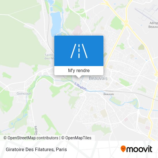 Giratoire Des Filatures plan