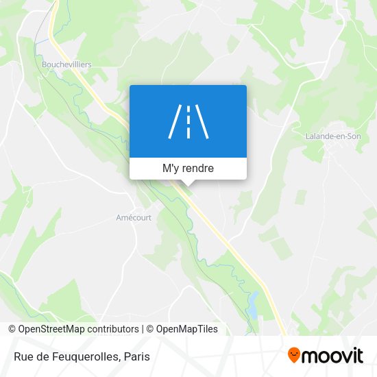 Rue de Feuquerolles plan