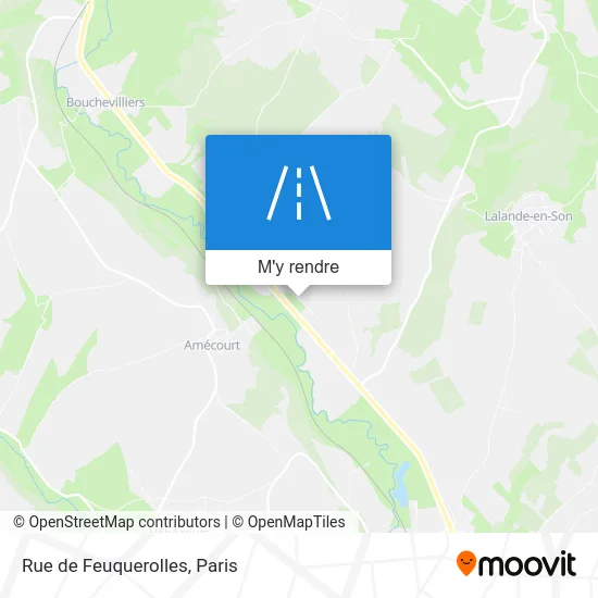 Rue de Feuquerolles plan