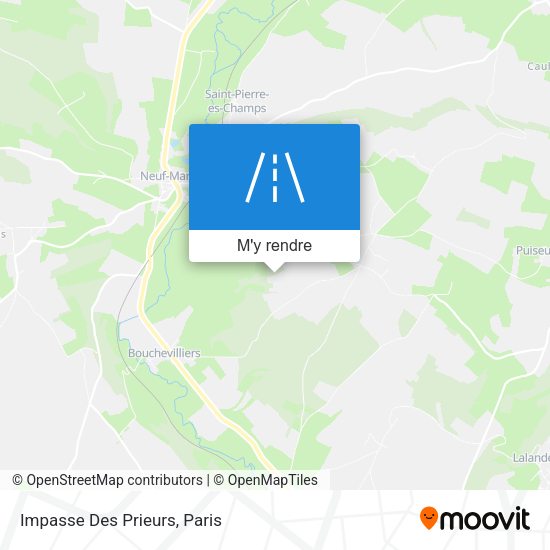 Impasse Des Prieurs plan