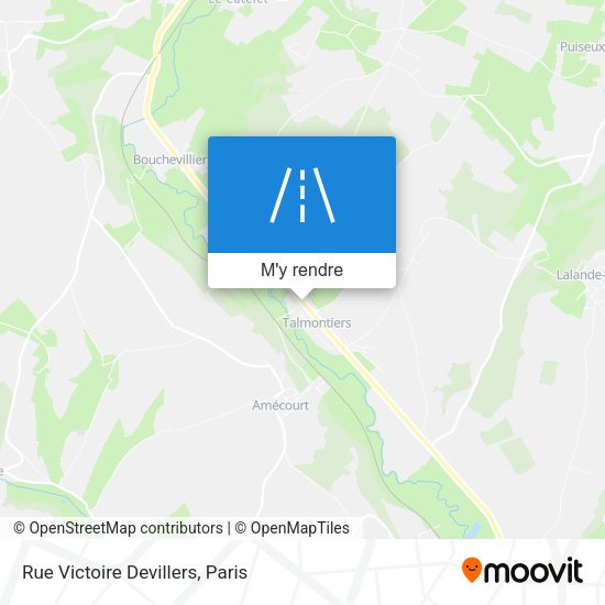 Rue Victoire Devillers plan