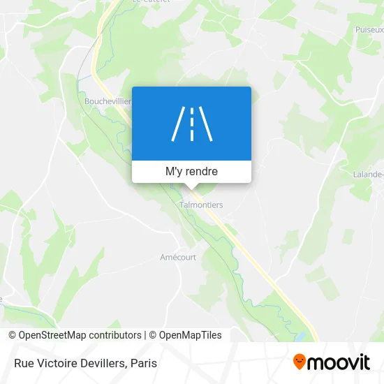 Rue Victoire Devillers plan