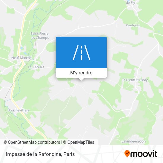 Impasse de la Rafondine plan
