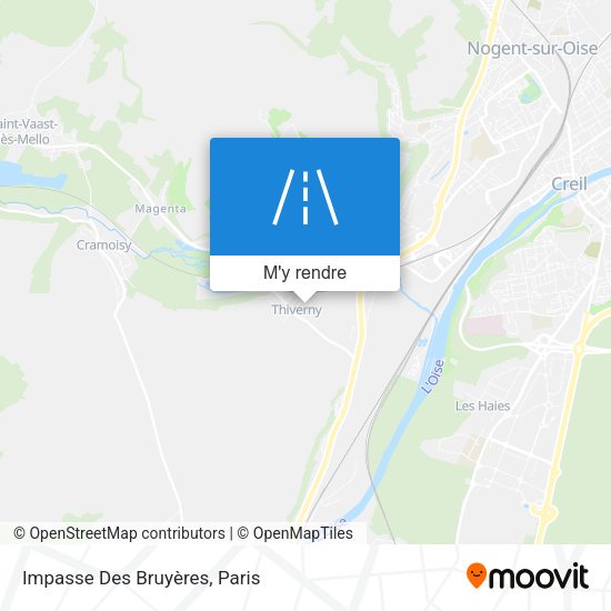Impasse Des Bruyères plan