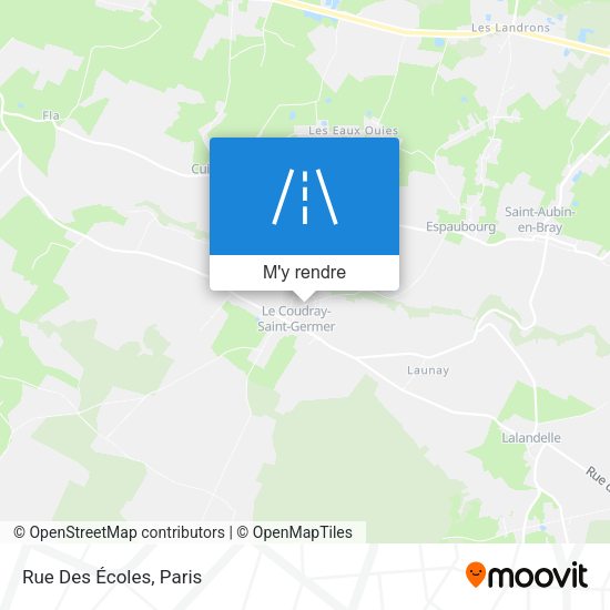 Rue Des Écoles plan