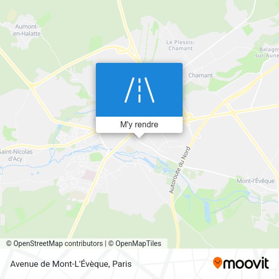 Avenue de Mont-L'Évèque plan