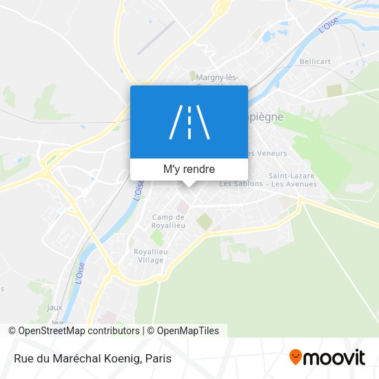 Rue du Maréchal Koenig plan