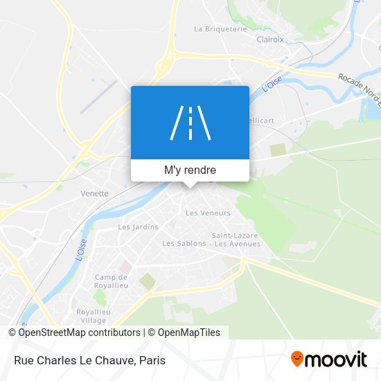 Rue Charles Le Chauve plan