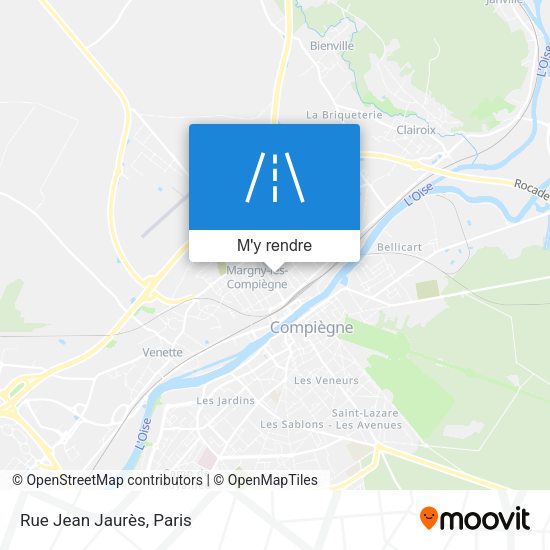 Rue Jean Jaurès plan
