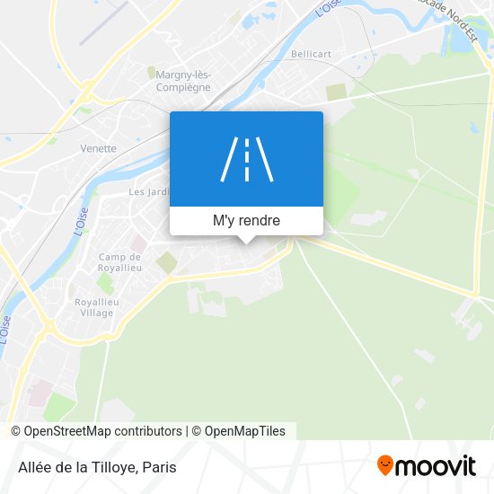 Allée de la Tilloye plan