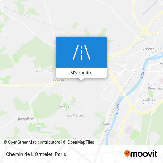 Chemin de L'Ormelet plan