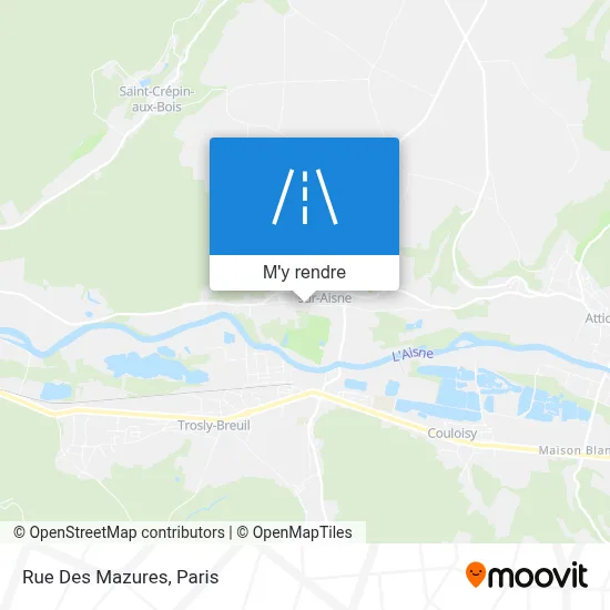 Rue Des Mazures plan