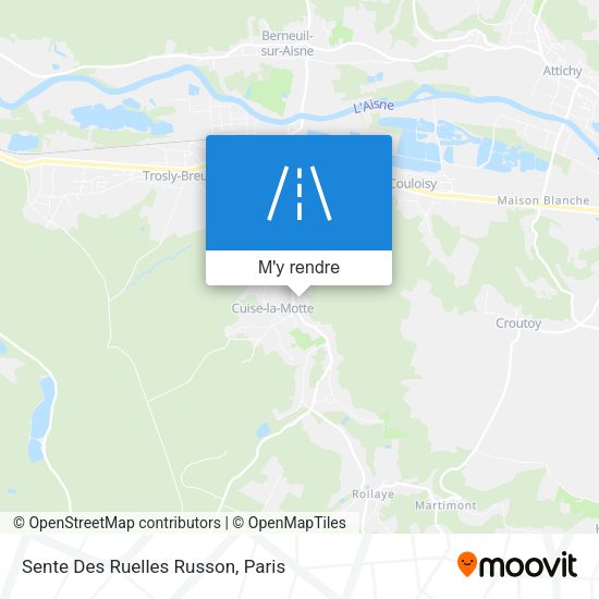 Sente Des Ruelles Russon plan