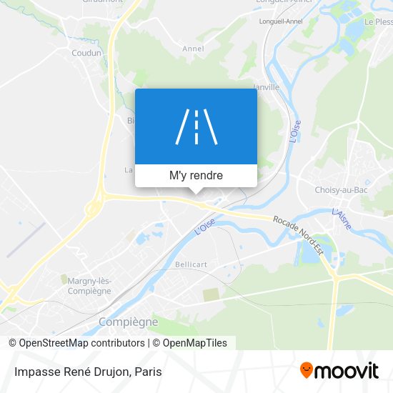 Impasse René Drujon plan