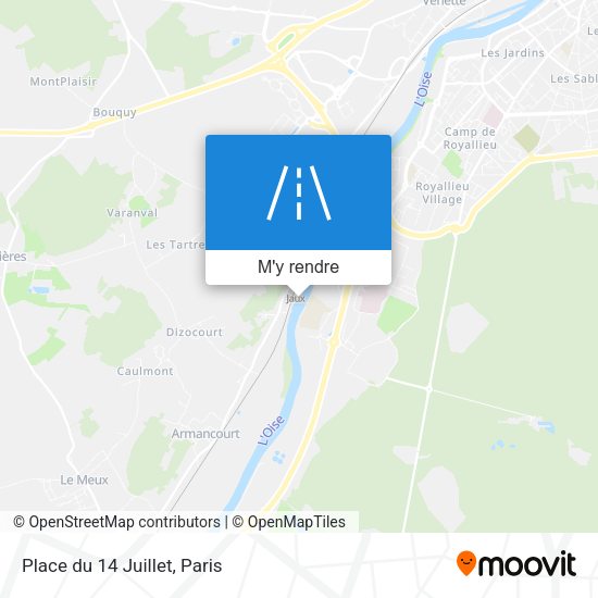 Place du 14 Juillet plan