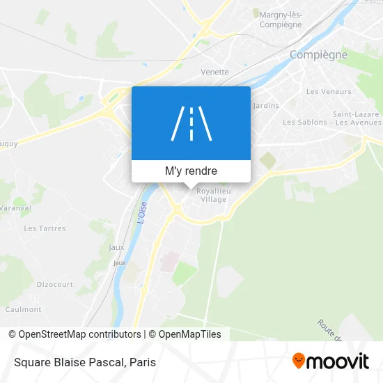 Square Blaise Pascal plan