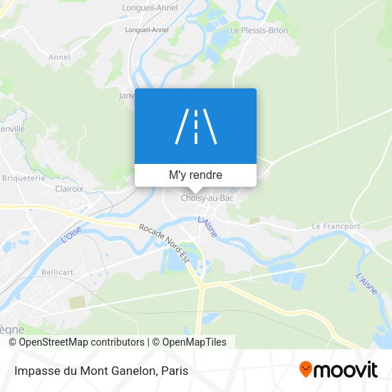 Impasse du Mont Ganelon plan